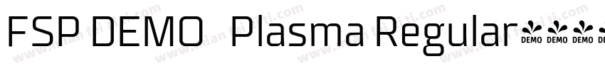 FSP DEMO   Plasma Regular字体转换